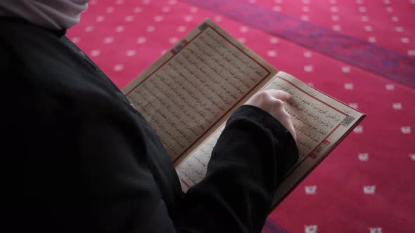 Hand On Quran Pages