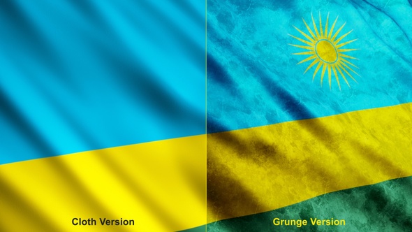 Rwanda Flags