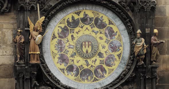 Prague Astronomical Clock Or Prague Orloj Is A Medieval Clock Located In Prague The Capital Of The