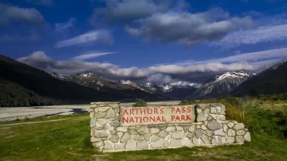 Arthur Pass National Park timelapse