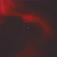 Close up of mans eyes with red laser light flashing on him - VideoHive Item for Sale