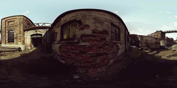 VR360 View of Old Abandoned Factory alt