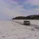 Car Driving on Frozen Lake - VideoHive Item for Sale