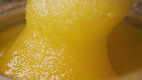 Crystalline Honey in a Jar