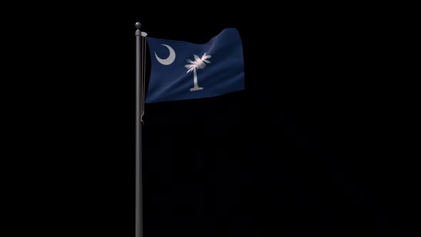 South Carolina State Flag 2K   With Alpha