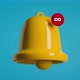3D Notification Bell Ringing - VideoHive Item for Sale