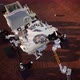 Vehicles on the ground of Mars examining rocks - VideoHive Item for Sale