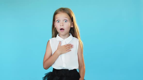 Shocked Girl Disbelief Joy Winner Success