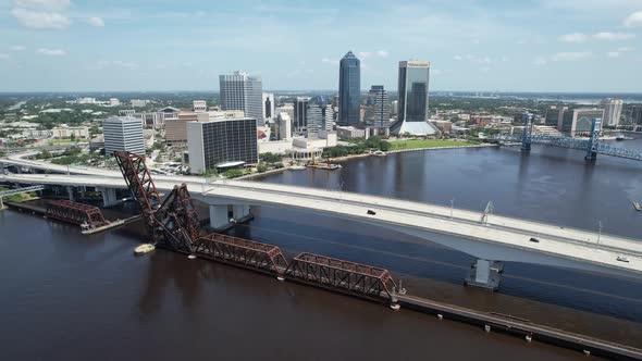 Aerial View of Jacksonville, FL