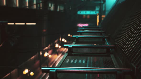 Night Scene of Japan City with Neon Lights alt