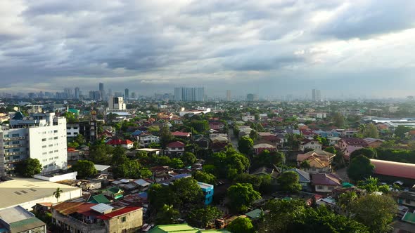 Manila, the Capital of the Philippines Aerial View