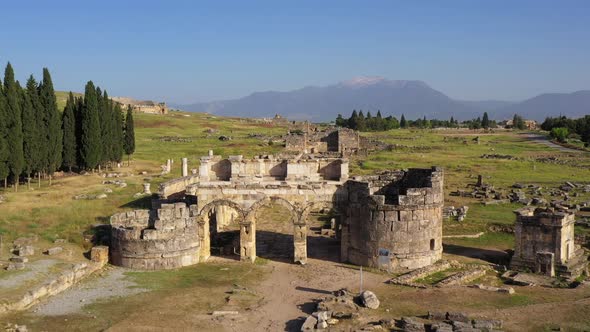 Ancient ruins of Hierapolis.