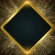 Golden Particles  Bg 3 Rectangle Frame - VideoHive Item for Sale
