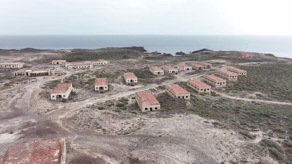 Tenerife Canary Island Abandoned Small Village and Buildings