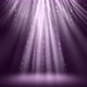 Purple Magic Light Rays with Particles - VideoHive Item for Sale