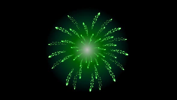 Cartoon Fireworks Salute alt