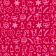 Merry Christmas Cute Doodle Elements Abstract Background - VideoHive Item for Sale