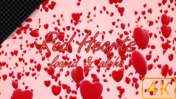 Flying Valentines Day Hearts alt