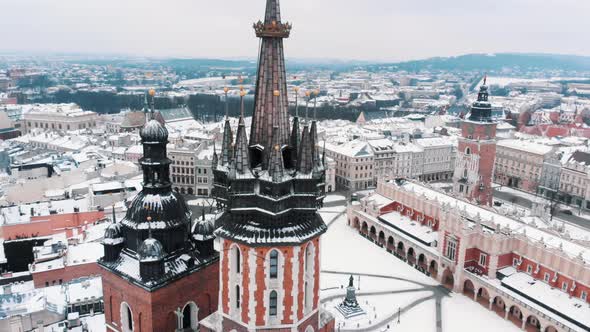 Slow Motion Footage of Old City Center