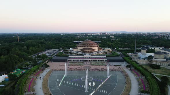 Hala Stulecia with Multimedia Fountain