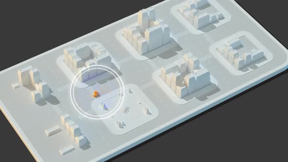 Self-driving car concept alt