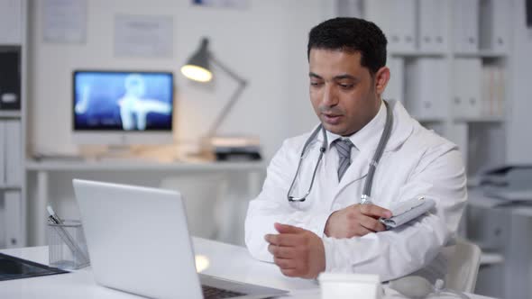 Demonstrating Blood Pressure Monitor