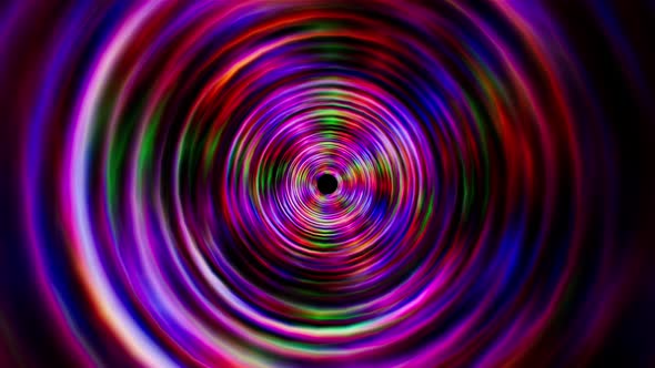 Abstract Colorful Dark Swirl Loop 4K