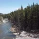 Aerial Footage Of 180 Degrees Turn Over Creek In Mountains - VideoHive Item for Sale
