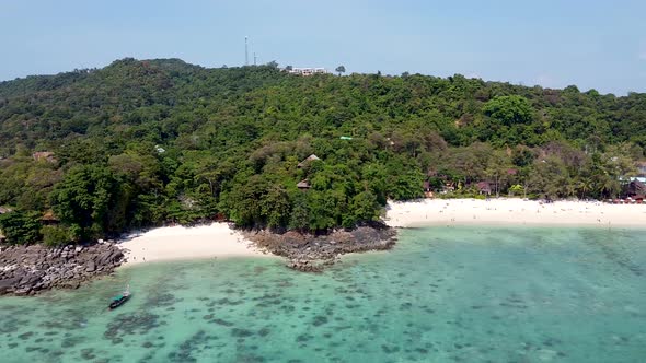 Aerial View of Phi Phi Don Long Beach Thailand