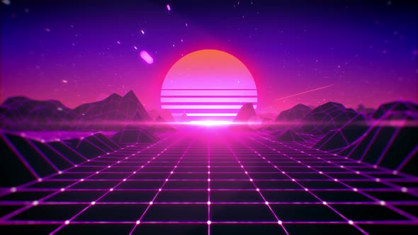 80's Retro Background  alt