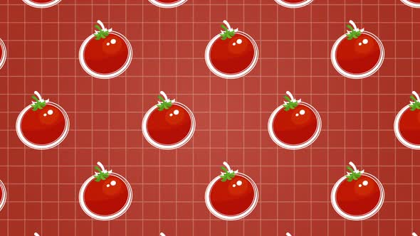 Tomato Vegetable Food Animation Background