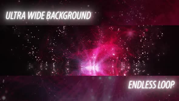 Red Widescreen Particles