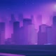 80's retro city VJ loop - VideoHive Item for Sale