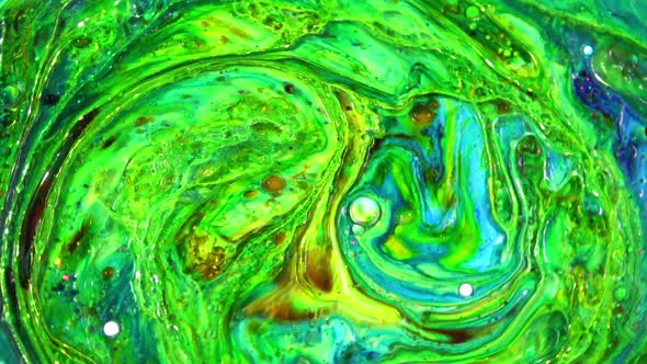 Abstract Vivid Colours  Psychedelic Paint Spreading Texture 48 alt