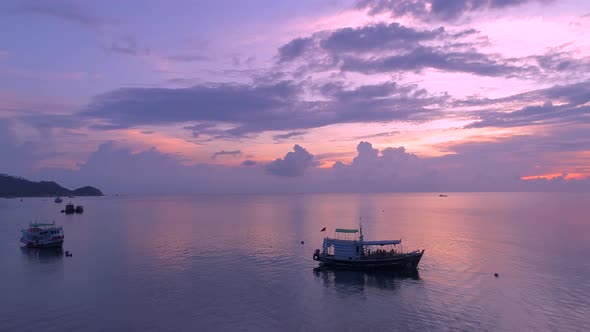 Sunset over Sea