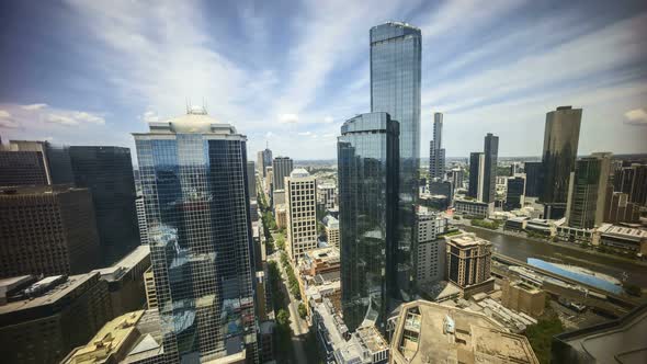 Cloudy sky at Melbourne