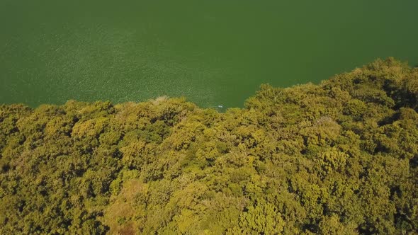 Lake in the Mountains, Island Bali,Indonesia.