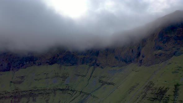 The Dramitic Mountains Surrounding the Gleniff Horseshoe Drive in County Sligo, Ireland