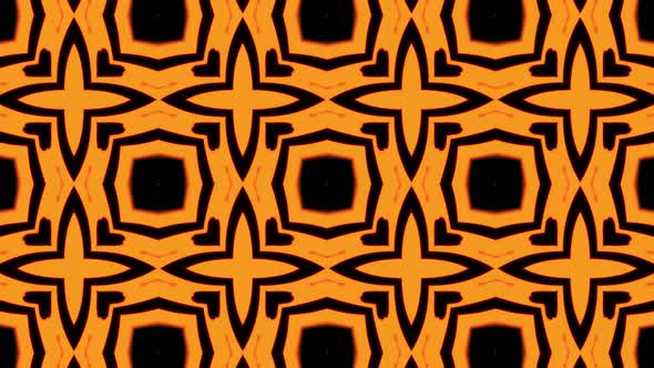 Abstract orange geometric seamless pattern background