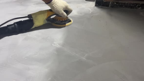 Floor Grinding for Decorative Microcement Finishing