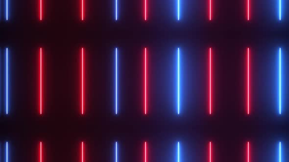 Abstract Neon Virtical Straight Line