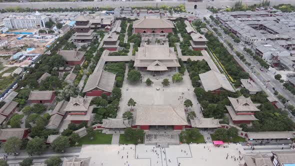 Aerial Huayan Temple, Architectural Ensemble