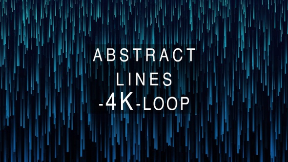 Abstract Blue Lines 4K