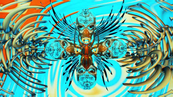 Spider And Skull Psychedelic Trip II 