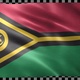 Vanuatu waving flag looped - VideoHive Item for Sale