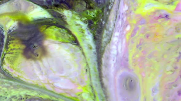 Color Explosion Abstract Vivid Art Painting Texture  alt