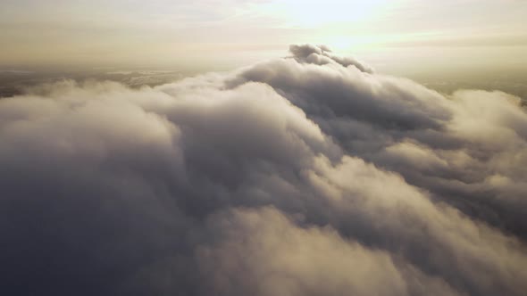 A Large Cloud of Steam in Winter