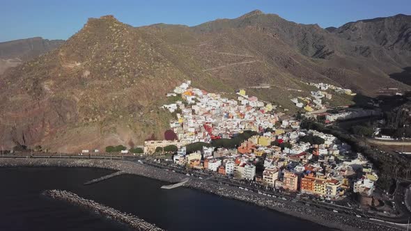 Aerial of San Andres Village, Tenerife