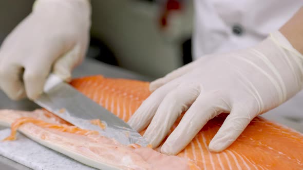 Peeling Fish Fillets with a Knife