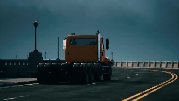 Big Lorry Truck on the Bridge alt